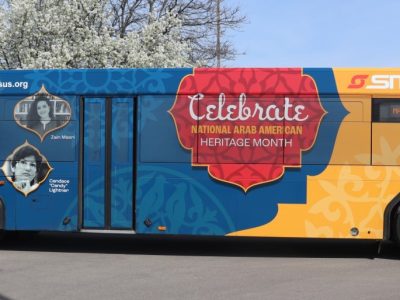 SMART unveils bus wrap dedicated to Arab American leaders